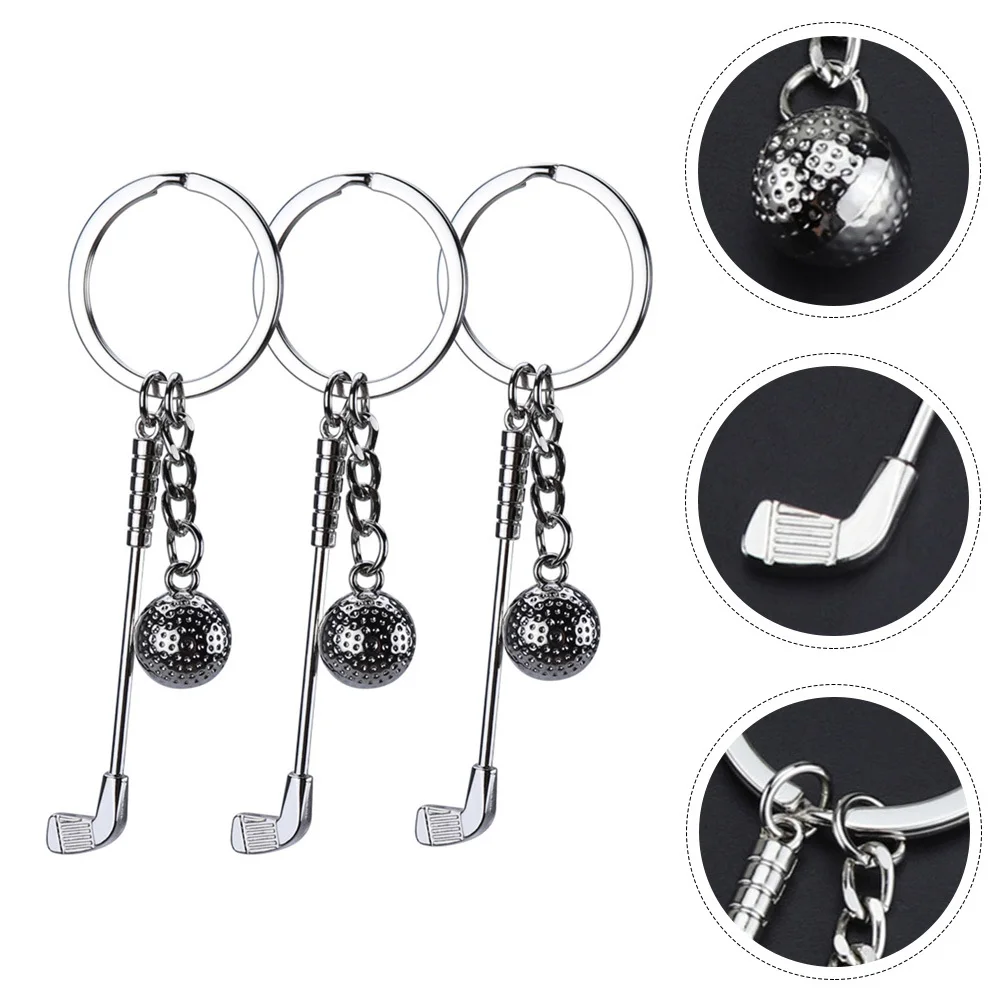 3Pcs Golf Ball Keychain Rust Resistant Polished Zinc Alloy Key Ring Unique Sports Themed Decoration for Keys Luggage Bag Pendant
3Pcs Golf Ball Keychain Rust Resistant Polished Zinc Alloy Key Ring Unique Sports Themed Decoration for Keys Luggage Bag Pendant