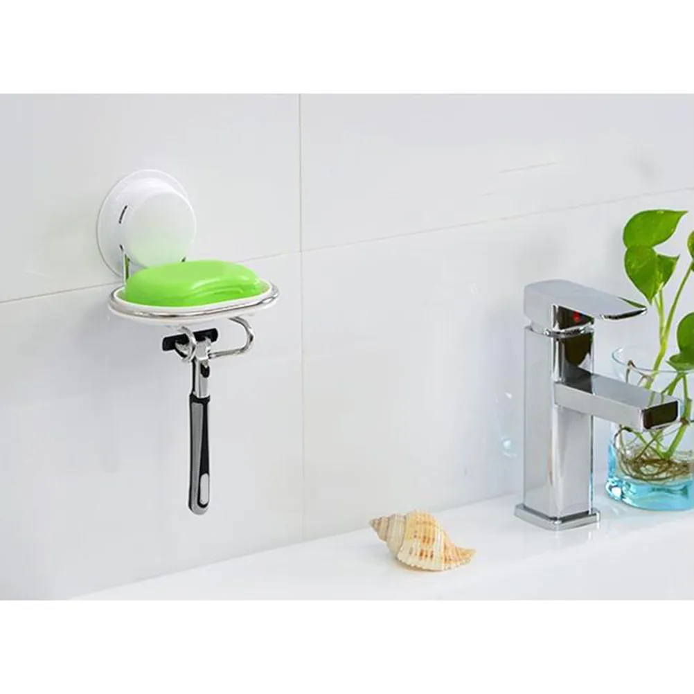 Белая пластиковая мыльница-держатель из нержавеющей стали на присоске, минималистичная, для ванной и кухни, съемная, подвесная
Белая пластиковая мыльница-держатель из нержавеющей стали на присоске, минималистичная, для ванной и кухни, съемная, подвесная