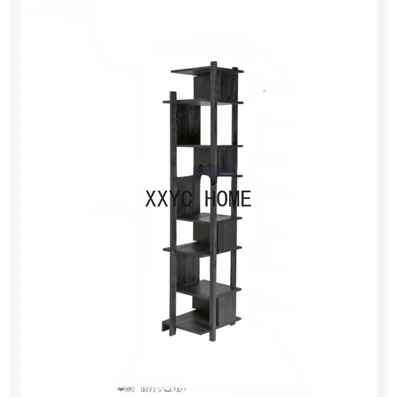 Storage Rotating Bookcase Floor Solid Wood Black Living Room Display Creative Corner Locker
Storage Rotating Bookcase Floor Solid Wood Black Living Room Display Creative Corner Locker