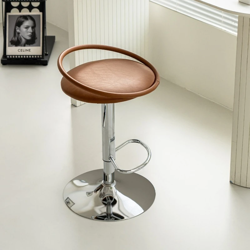 Island Counter Bar Chair Office Nordic Ergonomic Minimalist Bar Chair Modern Leather Swivel Taburete Alto Balcony Furniture
Island Counter Bar Chair Office Nordic Ergonomic Minimalist Bar Chair Modern Leather Swivel Taburete Alto Balcony Furniture