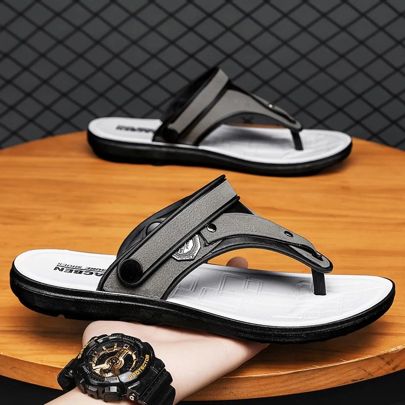 Fashion Men Beach Flip Flops Quick Drying Non Slip Soft Bottom Casual Slippers Lightweight Breathable Indoor Outdoor MaleSandals
Fashion Men Beach Flip Flops Quick Drying Non Slip Soft Bottom Casual Slippers Lightweight Breathable Indoor Outdoor MaleSandals