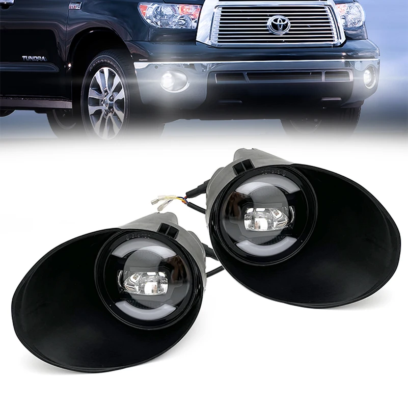 For Toyota 07-13 Tundra DRL LED Fog Lights Front Bumper Driving Lamp For Toyota 08-11 Sequoia Daytime Running Light Turn Signal
For Toyota 07-13 Tundra DRL LED Fog Lights Front Bumper Driving Lamp For Toyota 08-11 Sequoia Daytime Running Light Turn Signal