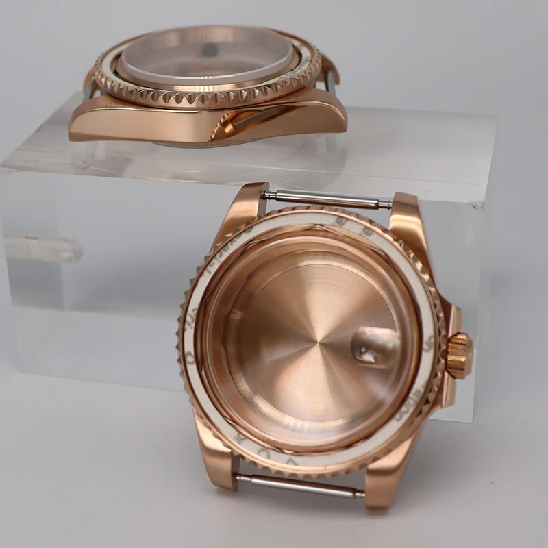40mm NH35 Case No Bezel Insert Sapphire Crystal Waterproof Rose Gold Watch Case For NH34 NH35 NH36 NH38 ETA2824 Miyota8215 Movt
40mm NH35 Case No Bezel Insert Sapphire Crystal Waterproof Rose Gold Watch Case For NH34 NH35 NH36 NH38 ETA2824 Miyota8215 Movt