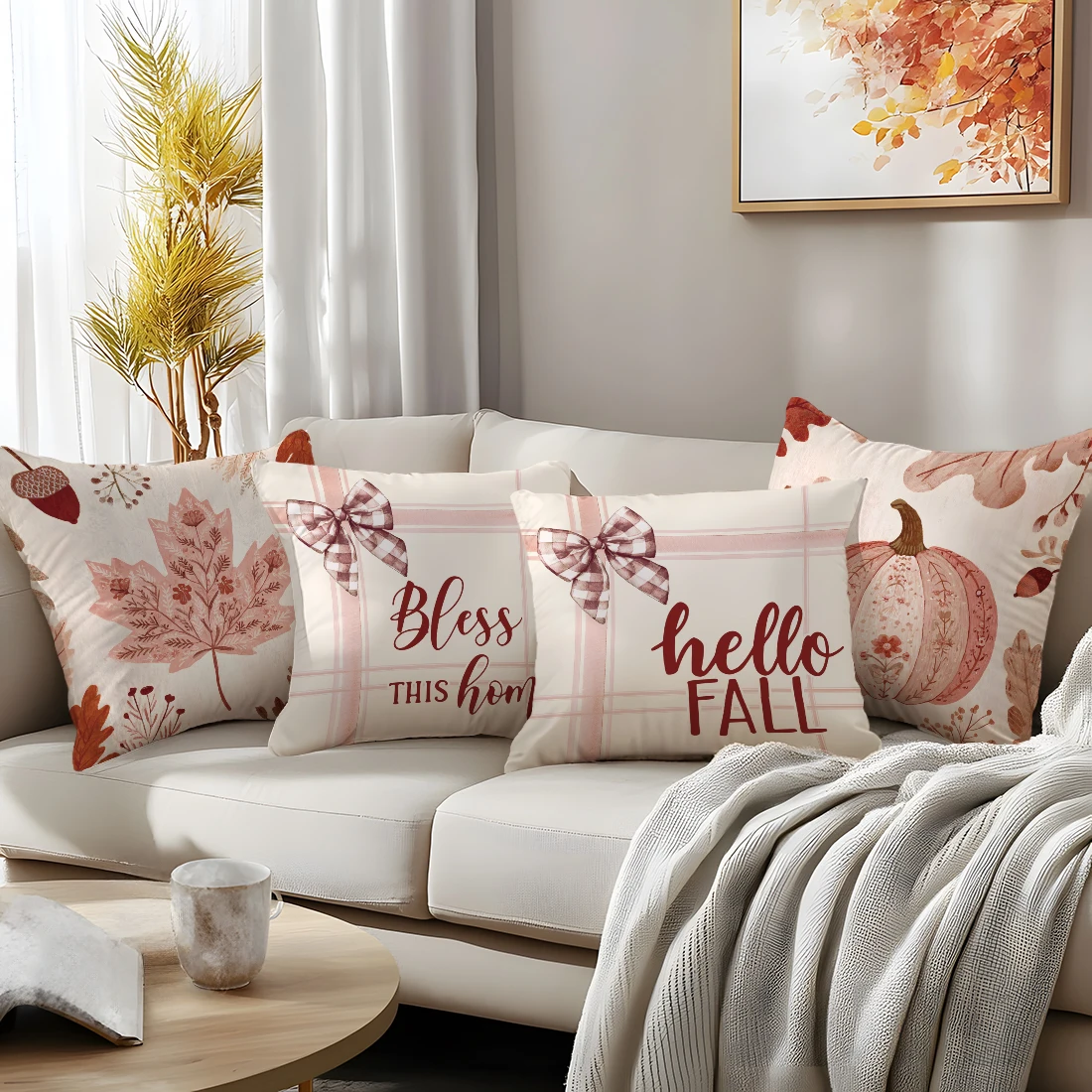 Thanksgiving Maple Leaf Pumpkin Pillowcase Bedroom Sofa Cushion Cover 100% Polyester Living Room Cushion Pillowcase Home Decor
Thanksgiving Maple Leaf Pumpkin Pillowcase Bedroom Sofa Cushion Cover 100% Polyester Living Room Cushion Pillowcase Home Decor