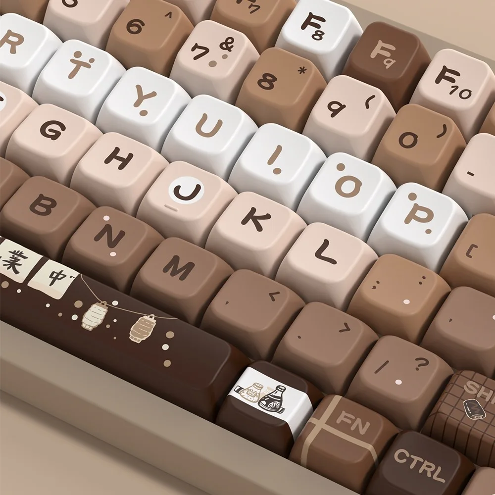 Brown Keycaps Keycaps MDA Highly Personalized Customized PBT Sublimation Mechanical Keyboard Caps
Brown Keycaps Keycaps MDA Highly Personalized Customized PBT Sublimation Mechanical Keyboard Caps