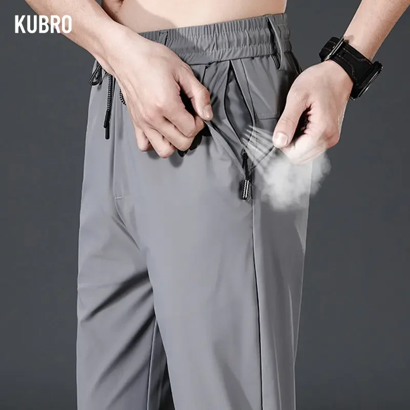 KUBRO 2023 Ice Silk Leggings Summer Thin Cool New Fashion Men's Pants Loose Normcore Minimalist Daily Match Streetwear Trousers
KUBRO 2023 Ice Silk Leggings Summer Thin Cool New Fashion Men's Pants Loose Normcore Minimalist Daily Match Streetwear Trousers