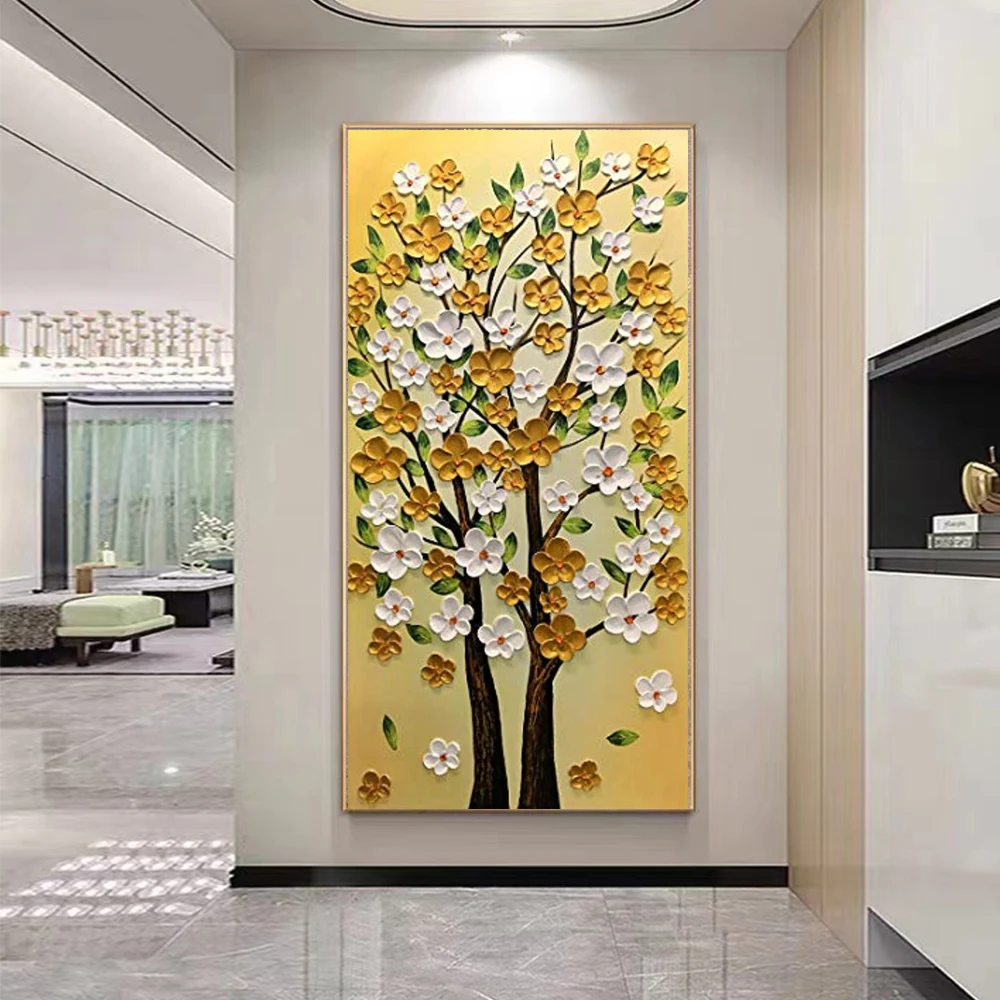 3D Hand Painted Flower Canvas Oil Painting Floral Vase Art Vertical Wall Art Abstract Modern Wall Decor For Living Room Unframed
3D Hand Painted Flower Canvas Oil Painting Floral Vase Art Vertical Wall Art Abstract Modern Wall Decor For Living Room Unframed