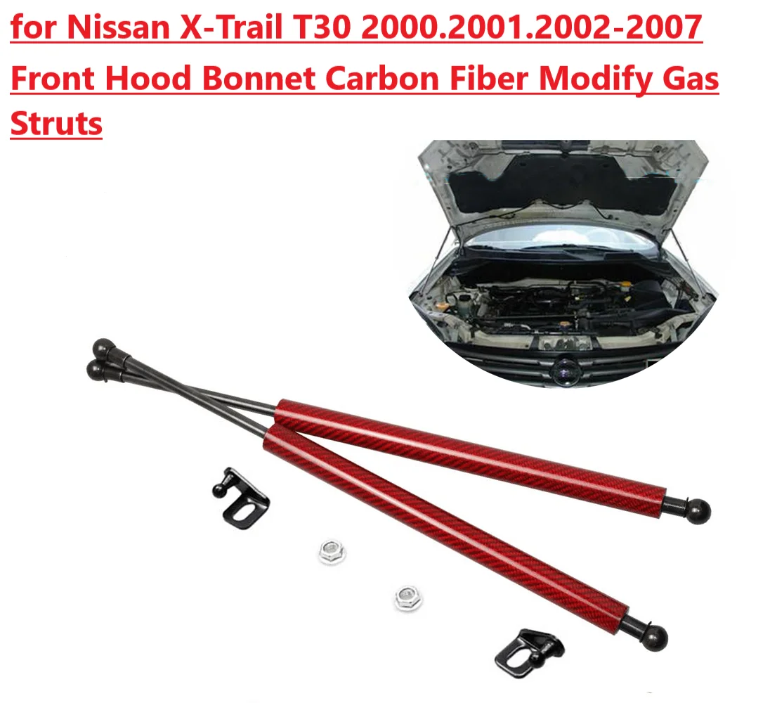 2PCS Hood Dampers for Nissan X-Trail T30 2000 2001-2007 Front Bonnet Fiber Modify Gas Struts Shock Lift Support Car-Styling Abso
2PCS Hood Dampers for Nissan X-Trail T30 2000 2001-2007 Front Bonnet Fiber Modify Gas Struts Shock Lift Support Car-Styling Abso