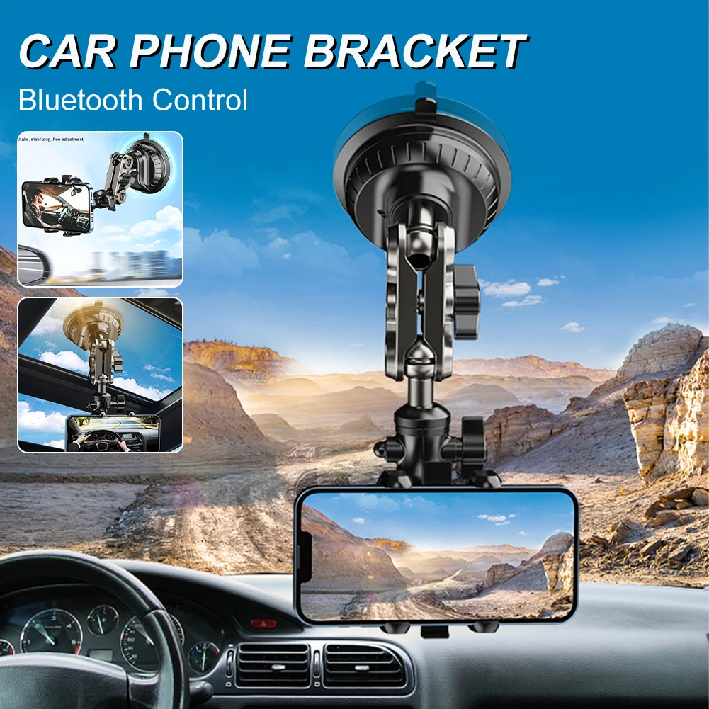 Universal Car Phone Mount Video Recording Selfie Phone Bracket Suction Cup Dashboard Windshield Bracket for Vlog Live Streaming
Universal Car Phone Mount Video Recording Selfie Phone Bracket Suction Cup Dashboard Windshield Bracket for Vlog Live Streaming