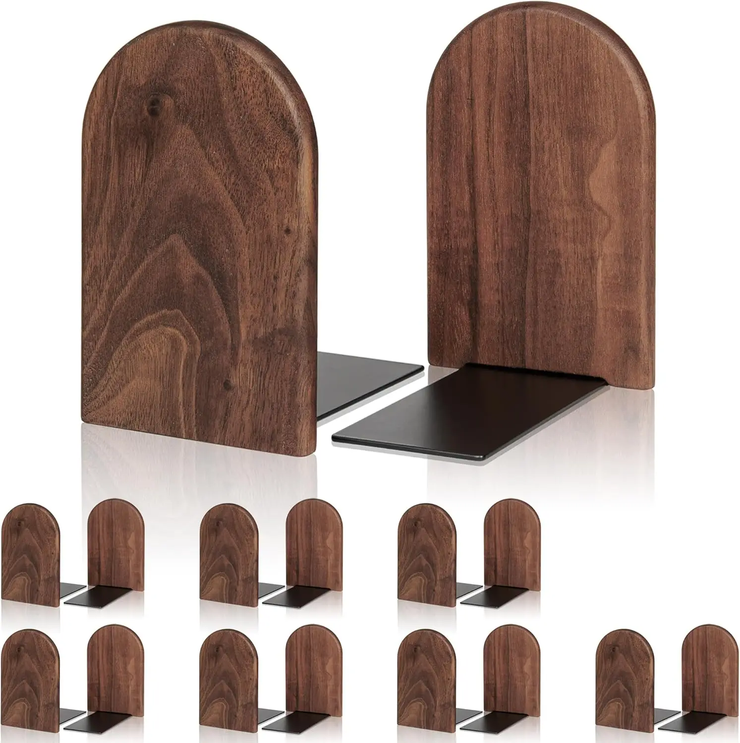 Wood Bookends for Heavy Books, L-Shaped Non-Slip Design with Foam Pads, Medium 8 Inch
Wood Bookends for Heavy Books, L-Shaped Non-Slip Design with Foam Pads, Medium 8 Inch