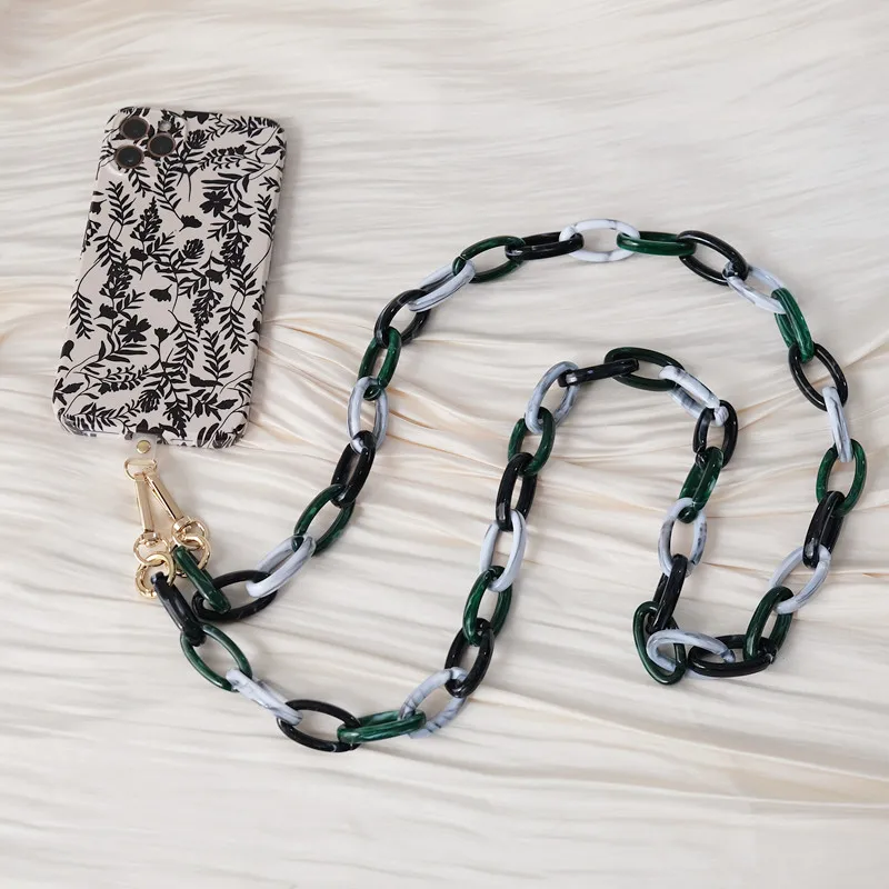 New Phone Accessory Detachable Round Crossbody SmartPhone Chain Long Strap Phone Case Charm Acrylic Lanyard Neck Hanging Chain
New Phone Accessory Detachable Round Crossbody SmartPhone Chain Long Strap Phone Case Charm Acrylic Lanyard Neck Hanging Chain