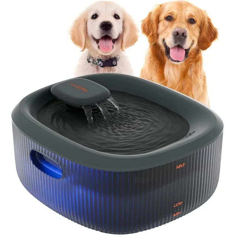 Dog Water Fountain for Large Dogs, 6L/205oz/1.7Gal Automatic Dog and Cat Water Fountain,Dog Water Dispenser with 2 Filter
Dog Water Fountain for Large Dogs, 6L/205oz/1.7Gal Automatic Dog and Cat Water Fountain,Dog Water Dispenser with 2 Filter