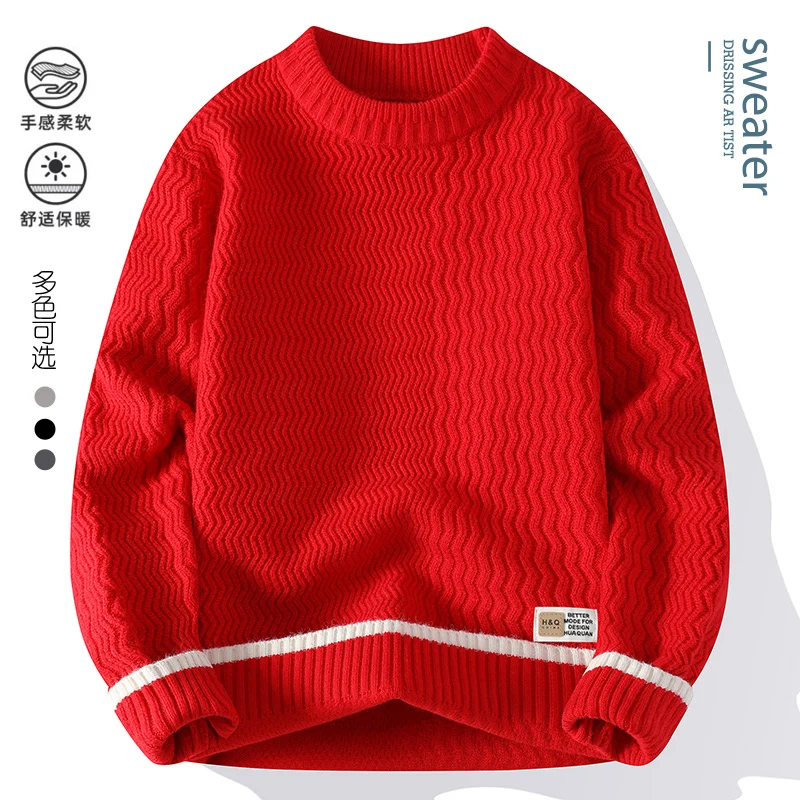 Men Casual Comfortable Warm Sweaters men round neck Solid knitwear Men's High-Quality Fashion Trend Sweater 2025 Autumn/Winter
Men Casual Comfortable Warm Sweaters men round neck Solid knitwear Men's High-Quality Fashion Trend Sweater 2025 Autumn/Winter
