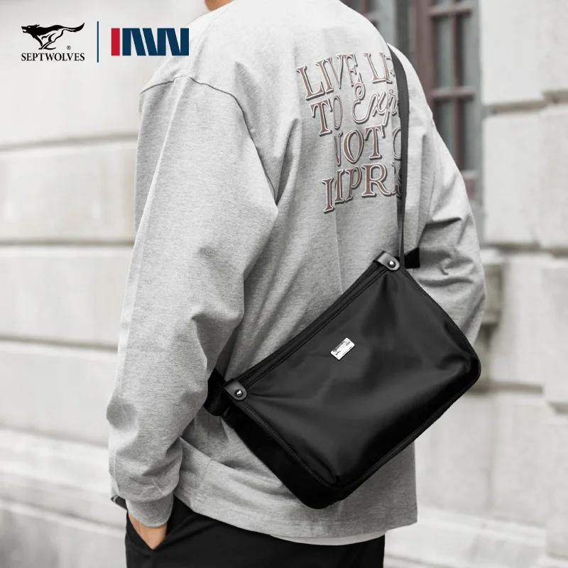 Septwolves Waterproof Leather Crossbody Bag Business Travel Men Shoulder Bag Scratch-resistant With Multi-layer Sorting Pockets
Septwolves Waterproof Leather Crossbody Bag Business Travel Men Shoulder Bag Scratch-resistant With Multi-layer Sorting Pockets