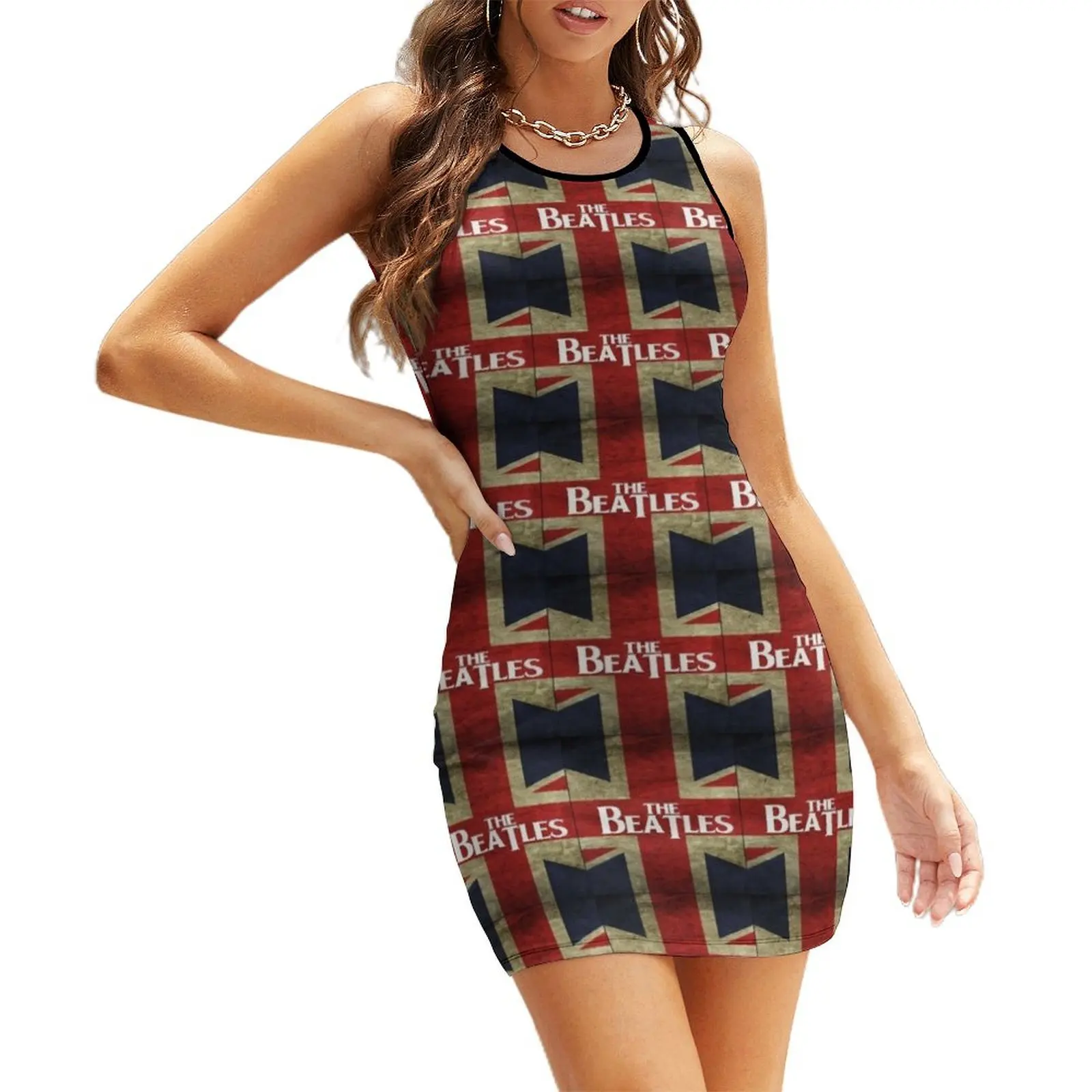 England Sleeveless Dress Woman's evening dress Women's summer dresses Women's clothing Women's evening dress
England Sleeveless Dress Woman's evening dress Women's summer dresses Women's clothing Women's evening dress