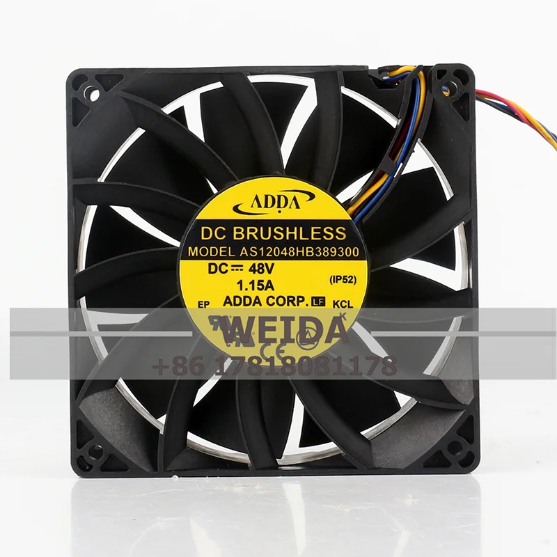 AS12048HB 389300 / AS12048HB389B00 48 В постоянного тока 1,15 А Оригинальный ADDA120*120*38 охлаждающий вентилятор для корпуса Осевой вентилятор с большим объемом воздуха
AS12048HB 389300 / AS12048HB389B00 48 В постоянного тока 1,15 А Оригинальный ADDA120*120*38 охлаждающий вентилятор для корпуса Осевой вентилятор с большим объемом воздуха