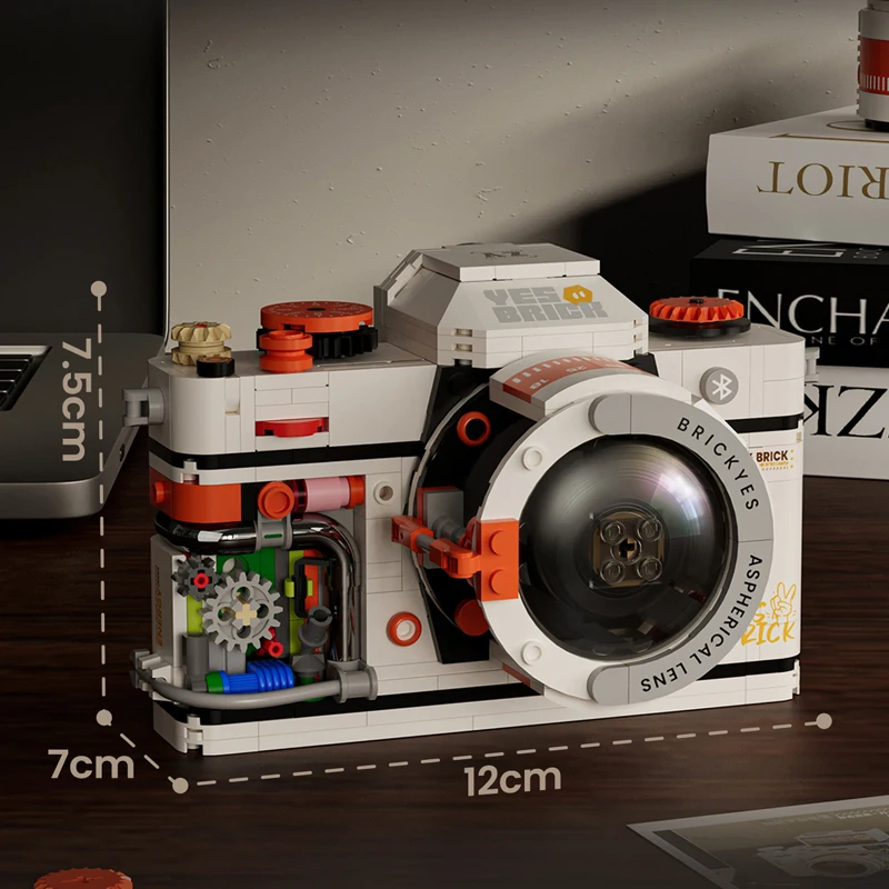 Retro Camera Building Kit Construction Model Building Blocks Set Home Decor Collectible Gift Idea Building Set for Adults Kids
Retro Camera Building Kit Construction Model Building Blocks Set Home Decor Collectible Gift Idea Building Set for Adults Kids