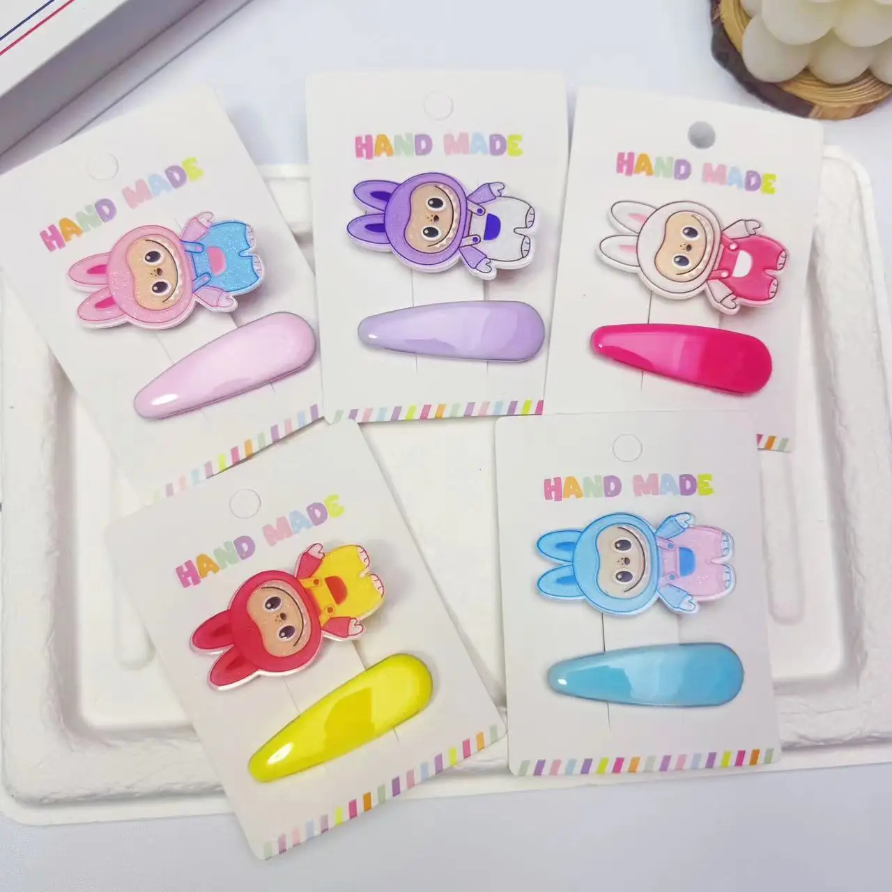 5 pairs Labubu Hair Clips Cute Cartoon Children's Hair Accessories Broken Hair Bangs Clip Girl Sweet Hair Clip Girl Gift
5 pairs Labubu Hair Clips Cute Cartoon Children's Hair Accessories Broken Hair Bangs Clip Girl Sweet Hair Clip Girl Gift