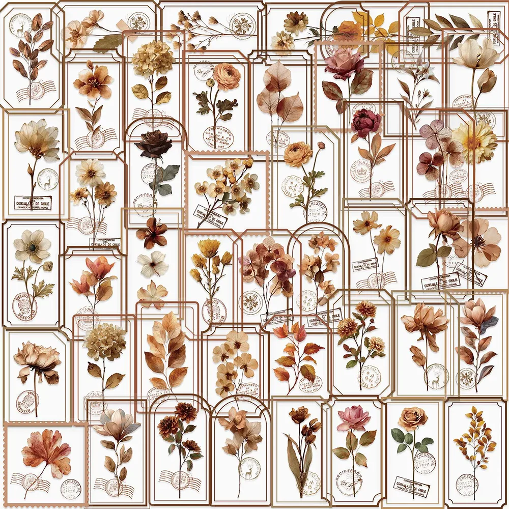 10/30/50pcs Cartoon Old Page Pickup Flower Sticker PVC Material Personalized DIY Phone Refrigerator Scrapbook Waterproof Sticker
10/30/50pcs Cartoon Old Page Pickup Flower Sticker PVC Material Personalized DIY Phone Refrigerator Scrapbook Waterproof Sticker