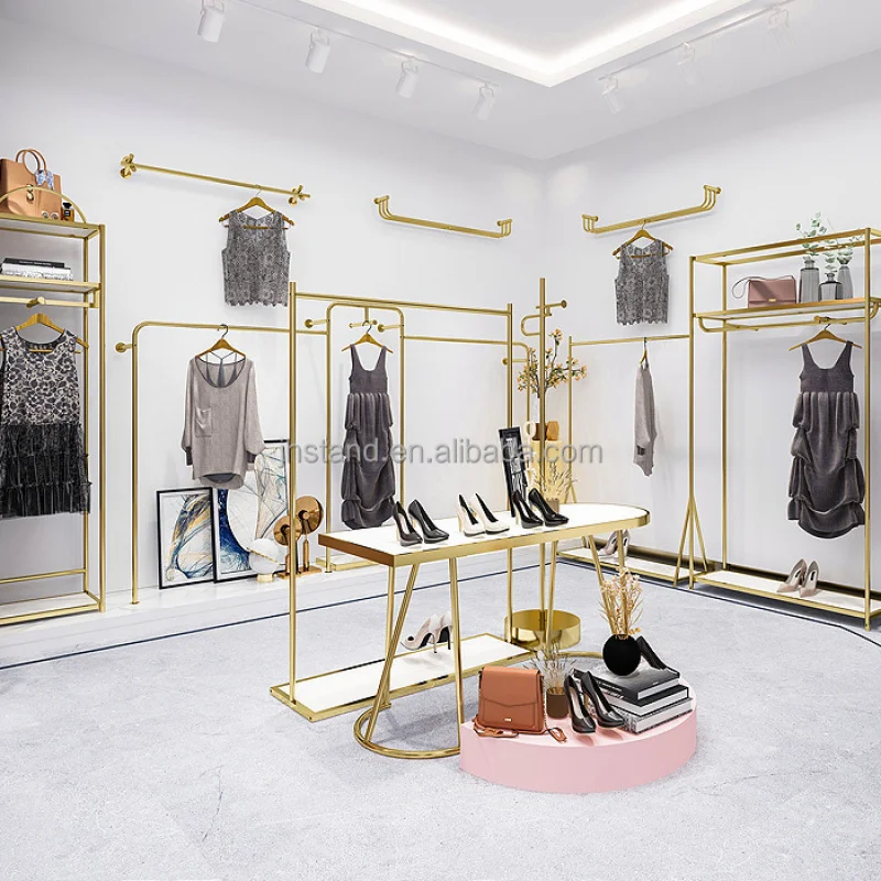 customized.Clothing Shop Display Racks Stainless Steel Clothes Stand Clothing Display Stand Display Rack Clothing Store
customized.Clothing Shop Display Racks Stainless Steel Clothes Stand Clothing Display Stand Display Rack Clothing Store