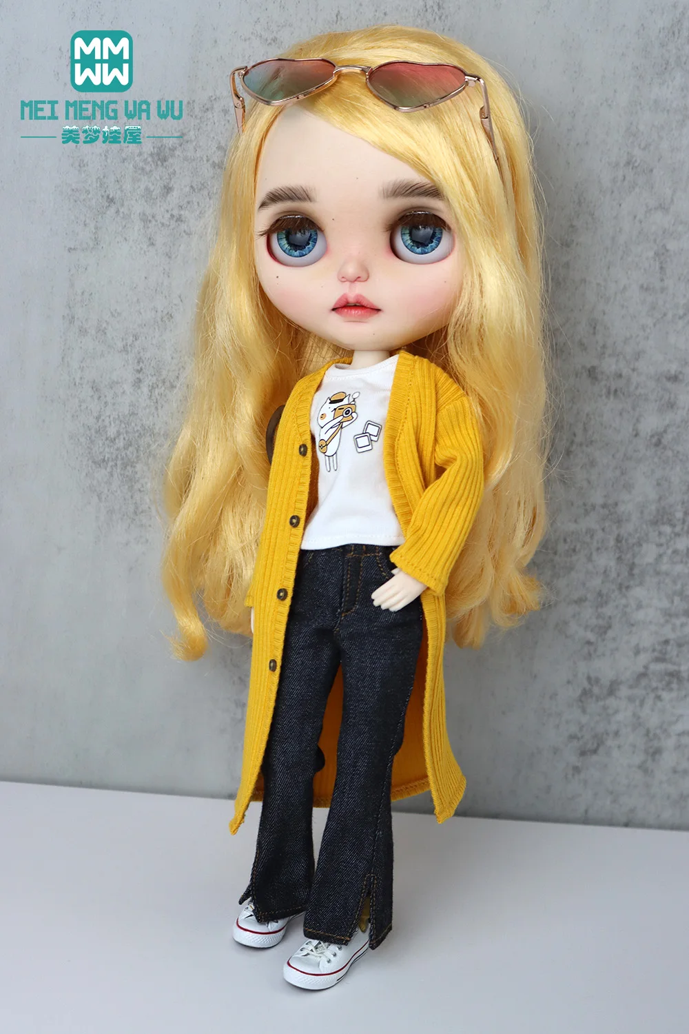 Fits 28cm Blyth Azone OB22 OB24 Doll Fashionable long cardigan in candy color Toys Gifts
Fits 28cm Blyth Azone OB22 OB24 Doll Fashionable long cardigan in candy color Toys Gifts