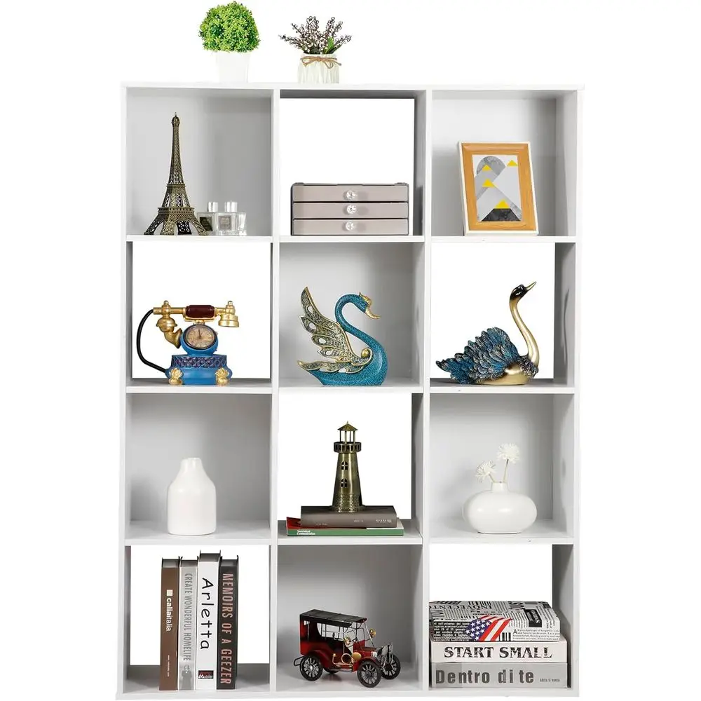 12-Cube Storage Organizer: Versatile White Bookshelf for Living Room, Study, and More
12-Cube Storage Organizer: Versatile White Bookshelf for Living Room, Study, and More