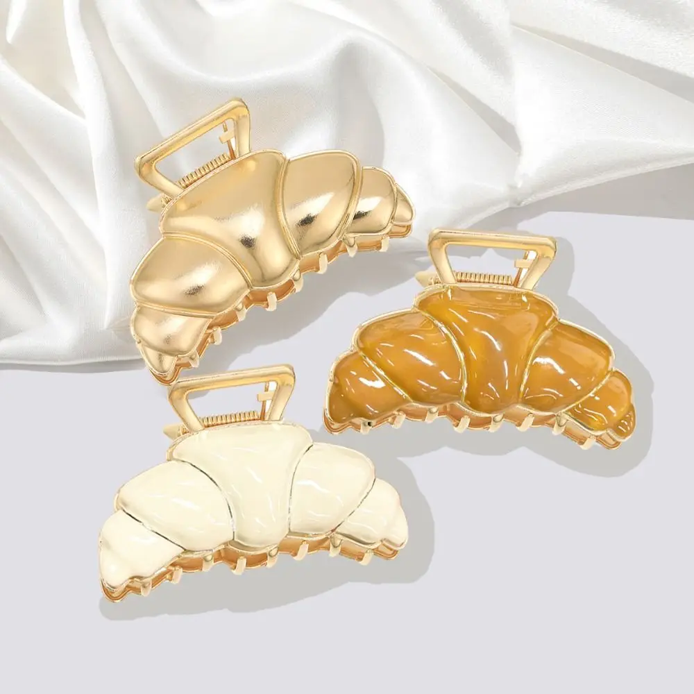 Creative Hair Clip Croissant Hair Grab Hairpin Shark Clip Cute Bread Hair Claw Headwear Geometry Metal Shark Clip Female
Creative Hair Clip Croissant Hair Grab Hairpin Shark Clip Cute Bread Hair Claw Headwear Geometry Metal Shark Clip Female