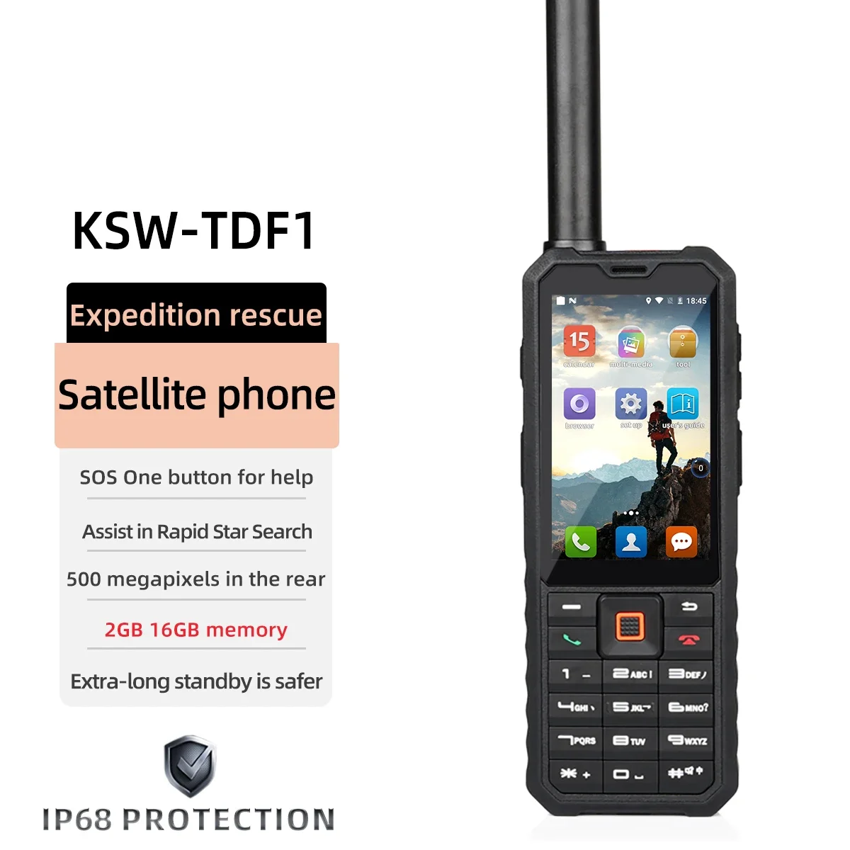 KSUN TDF1 Network Analog GLONASS GALILEO Tiantong Satellite SOS Beidou GPS 4G Walkie Talkie For Outdoor Exploration Rescue
KSUN TDF1 Network Analog GLONASS GALILEO Tiantong Satellite SOS Beidou GPS 4G Walkie Talkie For Outdoor Exploration Rescue