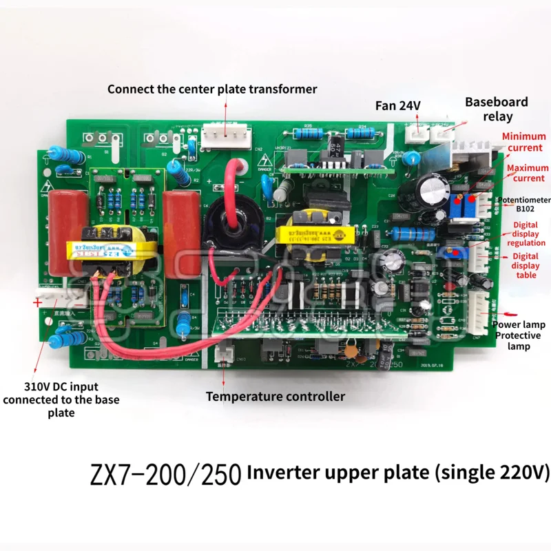 ZX7-200IGBT Верхняя плата однотрубного сварочного аппарата, запасные части для цепи инвертора постоянного тока
ZX7-200IGBT Верхняя плата однотрубного сварочного аппарата, запасные части для цепи инвертора постоянного тока