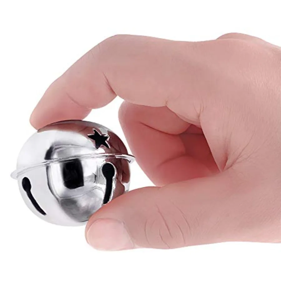 2-Inch/ 50MM Large Metal Craft Bells for Holiday Home Christmas Festival Gifts Party Wedding Decoration DIY Project 16Pcs Silve
2-Inch/ 50MM Large Metal Craft Bells for Holiday Home Christmas Festival Gifts Party Wedding Decoration DIY Project 16Pcs Silve