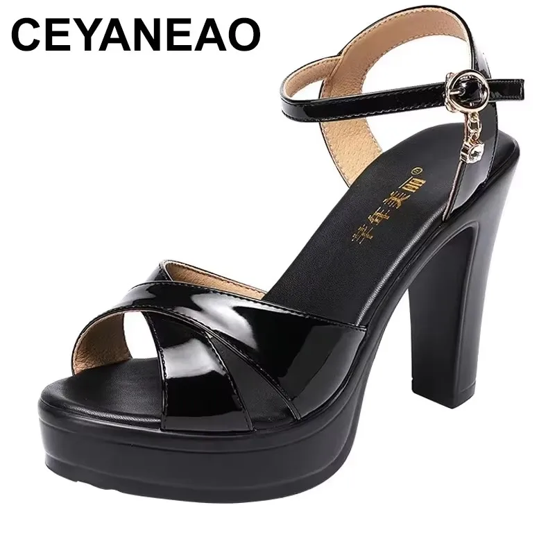 2025 High quality sandals for women high heel new summer platform open toe elegant fashion shoe black red
2025 High quality sandals for women high heel new summer platform open toe elegant fashion shoe black red