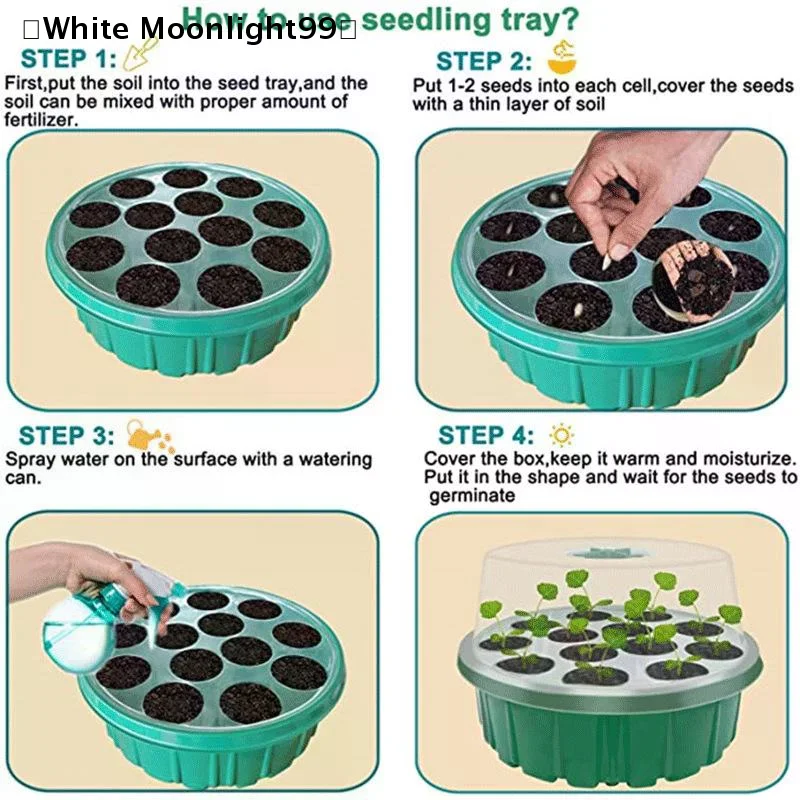 1 шт. Круглый лоток для проращивания семян из АБС-пластика на 13 отверстий с прозрачной крышкой для рассады, аксессуары для DIY
1 шт. Круглый лоток для проращивания семян из АБС-пластика на 13 отверстий с прозрачной крышкой для рассады, аксессуары для DIY