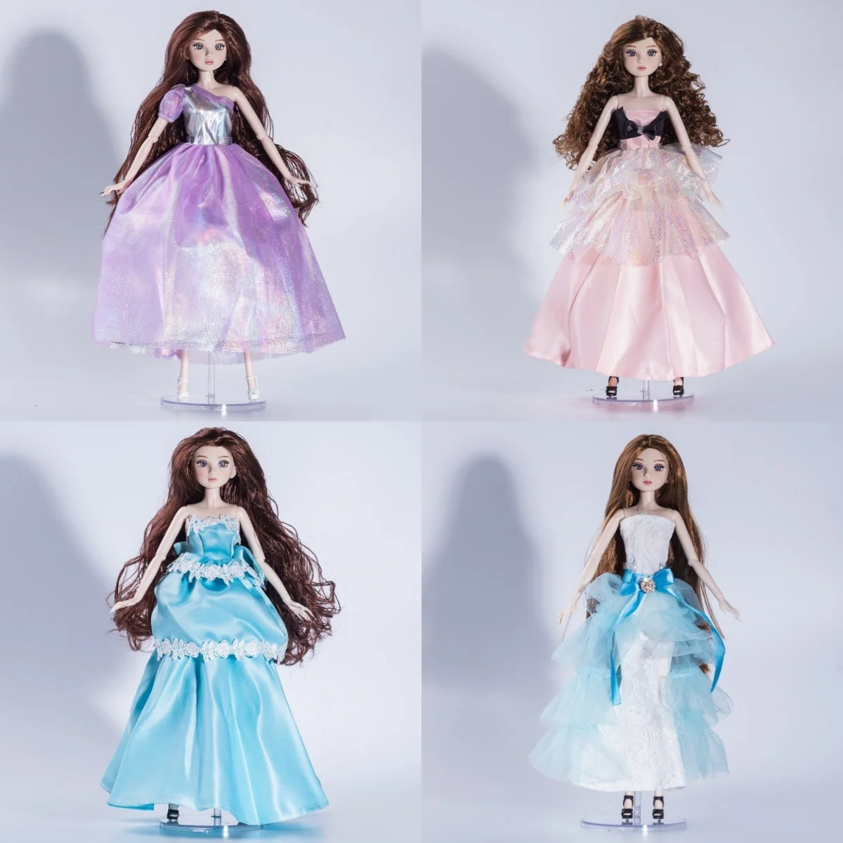 Blue Lace-trimmed Satin Unique Design Evening Gown / Purple One-shoulder Sparkling Dress For 1/6 Babi Xianxian Supermodel Doll
Blue Lace-trimmed Satin Unique Design Evening Gown / Purple One-shoulder Sparkling Dress For 1/6 Babi Xianxian Supermodel Doll