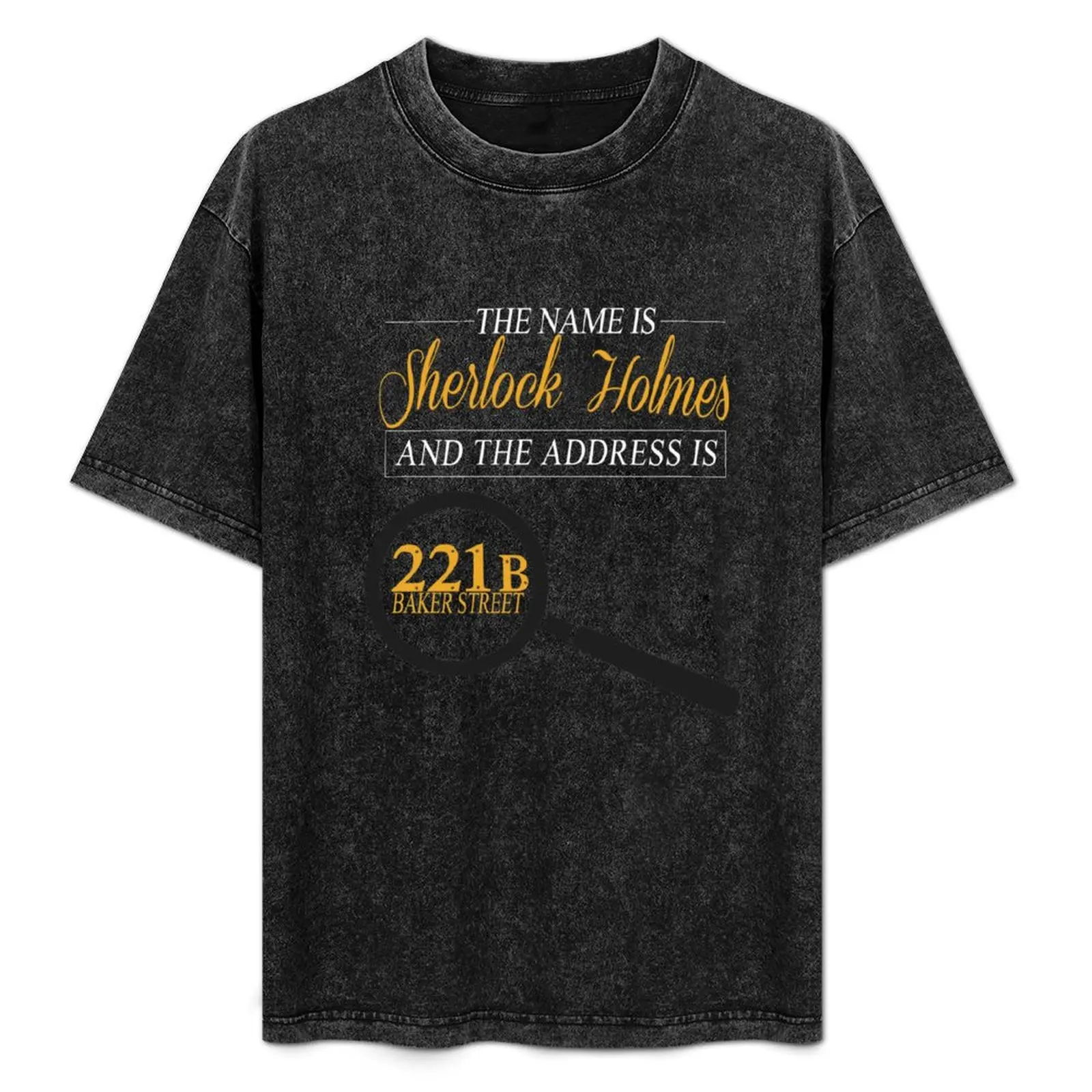 221B Baker Street T-Shirt anime shirt funny shirt cotton Blouse black t-shirts for men
221B Baker Street T-Shirt anime shirt funny shirt cotton Blouse black t-shirts for men