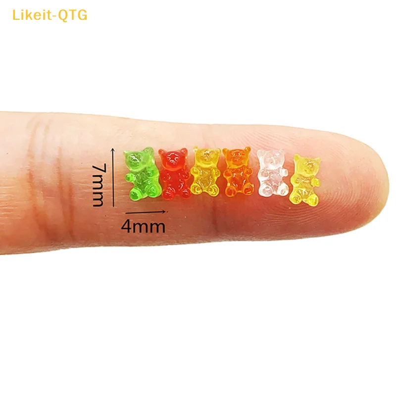 NEW 20Pcs Mini Resin Colorful Bear Ornaments DIY Crafts Dollhouse Candy Decoration color random
NEW 20Pcs Mini Resin Colorful Bear Ornaments DIY Crafts Dollhouse Candy Decoration color random