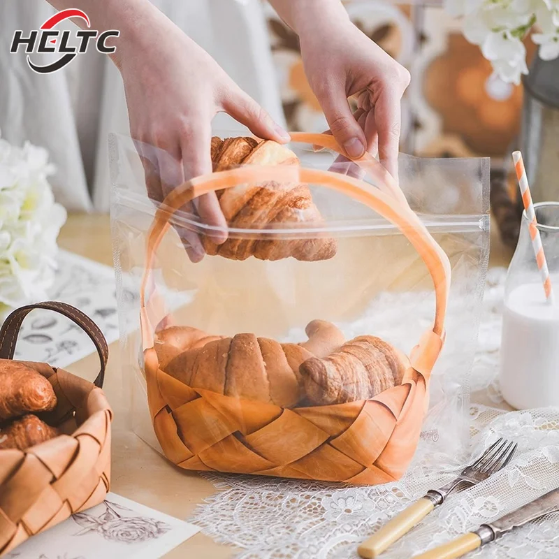 10pcs/set Transparent Sliced Bread Plastic Bags With Handle Biscuit Candy Cookies Brushed Hand Tear Toast Packaging
10pcs/set Transparent Sliced Bread Plastic Bags With Handle Biscuit Candy Cookies Brushed Hand Tear Toast Packaging