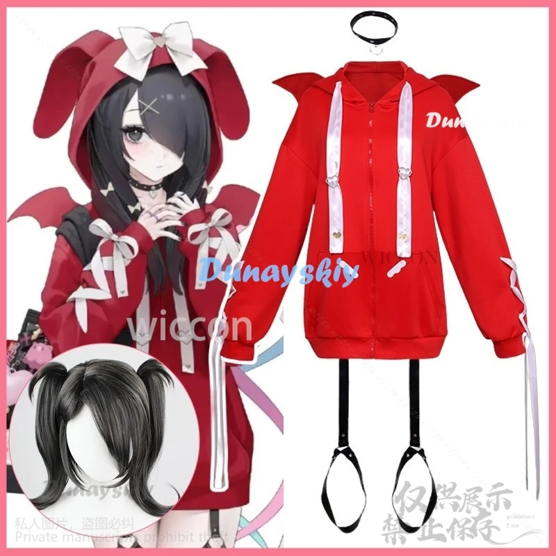 Anime Game Needy Girl Overdose Cosplay Ame KAngel Costume Red Hoodie For Women Girls Wigs Christmas Party Clothes Customized
Anime Game Needy Girl Overdose Cosplay Ame KAngel Costume Red Hoodie For Women Girls Wigs Christmas Party Clothes Customized