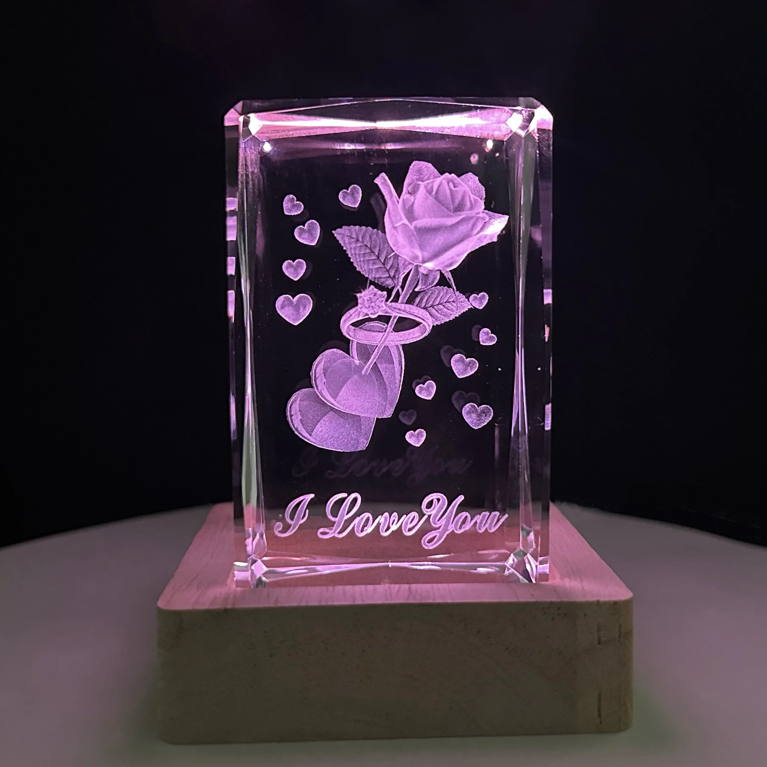 Diamond Rose Gift Crystal LED Night Light Strip Base, Glass Decorative Gift, Suitable for Bedroom, Living Room, Birthday, Mother
Diamond Rose Gift Crystal LED Night Light Strip Base, Glass Decorative Gift, Suitable for Bedroom, Living Room, Birthday, Mother