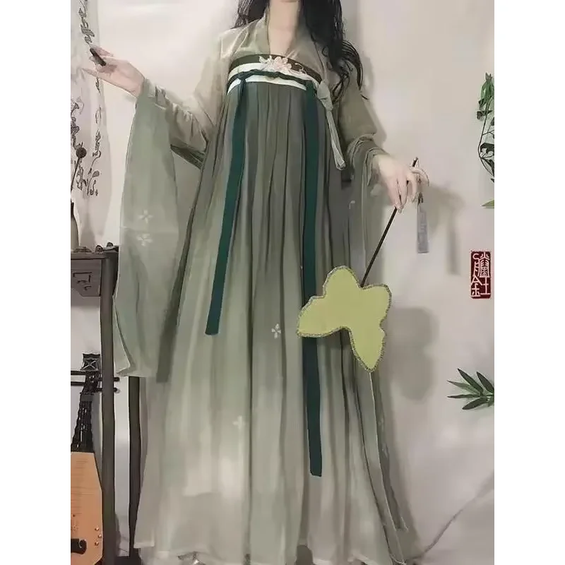 Hanfu-Disfraz hada tradicional china para mujer, vestido fiesta cumpleaños rosa, talla gran XL, novedad verano
Hanfu-Disfraz hada tradicional china para mujer, vestido fiesta cumpleaños rosa, talla gran XL, novedad verano