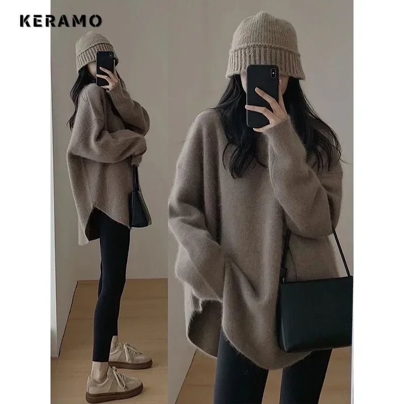 Autumn Winter 2024 New Style Korean Version Women's Slimming Knit Sweater Salt Color Coordination Crew Neck Pullover
Autumn Winter 2024 New Style Korean Version Women's Slimming Knit Sweater Salt Color Coordination Crew Neck Pullover