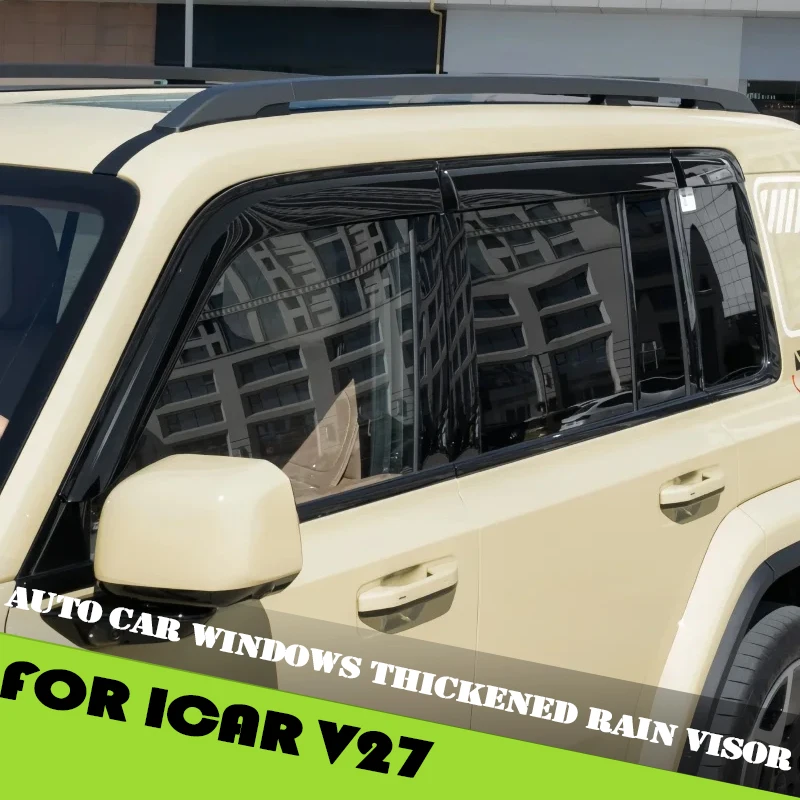 Auto Car Windows Thickened Rain Visor Suitable for Chery ICAR V27 2026 Modified Auto Wide Rain Visors Exterior Accessories
Auto Car Windows Thickened Rain Visor Suitable for Chery ICAR V27 2026 Modified Auto Wide Rain Visors Exterior Accessories