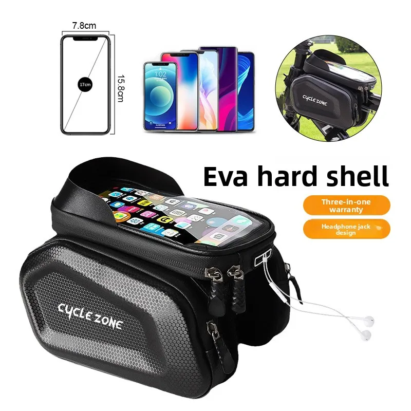 Manufacturer Wholesale Hanging Bag Front Beam Bag Mountain Bike Road Bike Storage Waterproof Mobile Phone Storage Cycling Bag
Manufacturer Wholesale Hanging Bag Front Beam Bag Mountain Bike Road Bike Storage Waterproof Mobile Phone Storage Cycling Bag