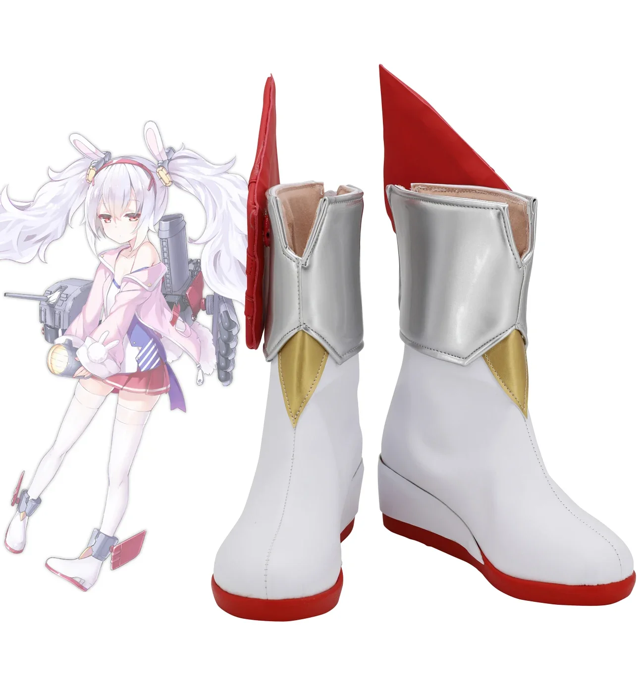 USS Laffey Shoes Косплей Игра Azur Lane Laffey Сапоги для косплея Белые туфли на заказ Любой размер
USS Laffey Shoes Косплей Игра Azur Lane Laffey Сапоги для косплея Белые туфли на заказ Любой размер