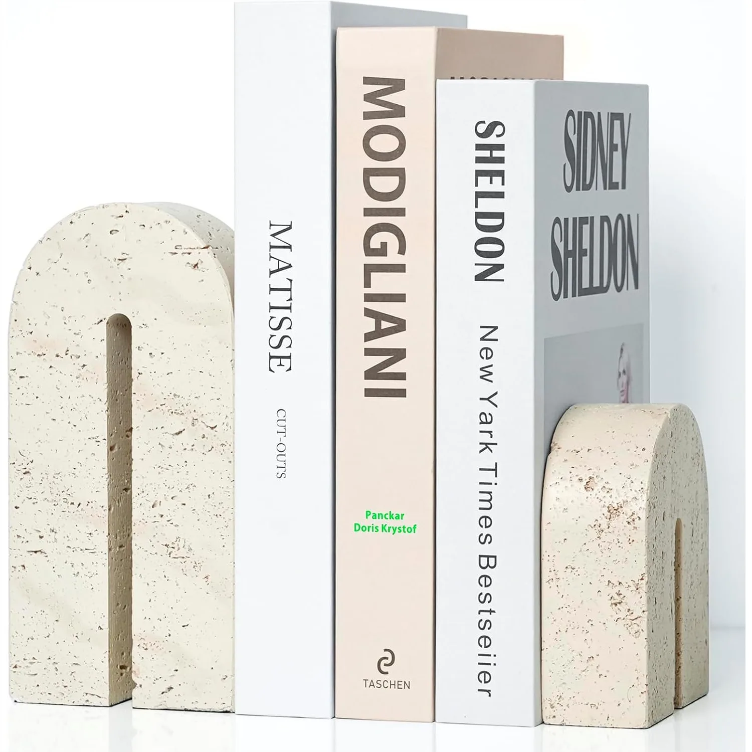 Heavy Duty Book Ends for Shelves, Resin Arch Book Holder for Heavy Books with Non-Slip Base, Retro Book Stopper for Home Decor
Heavy Duty Book Ends for Shelves, Resin Arch Book Holder for Heavy Books with Non-Slip Base, Retro Book Stopper for Home Decor