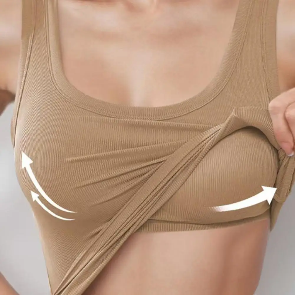 Chest Pad Camisoles Female Fashion Pure Tank Top Wireless Beauty Back Underwear Sling Women Square Neck Sleeveless Slim Fit
Chest Pad Camisoles Female Fashion Pure Tank Top Wireless Beauty Back Underwear Sling Women Square Neck Sleeveless Slim Fit