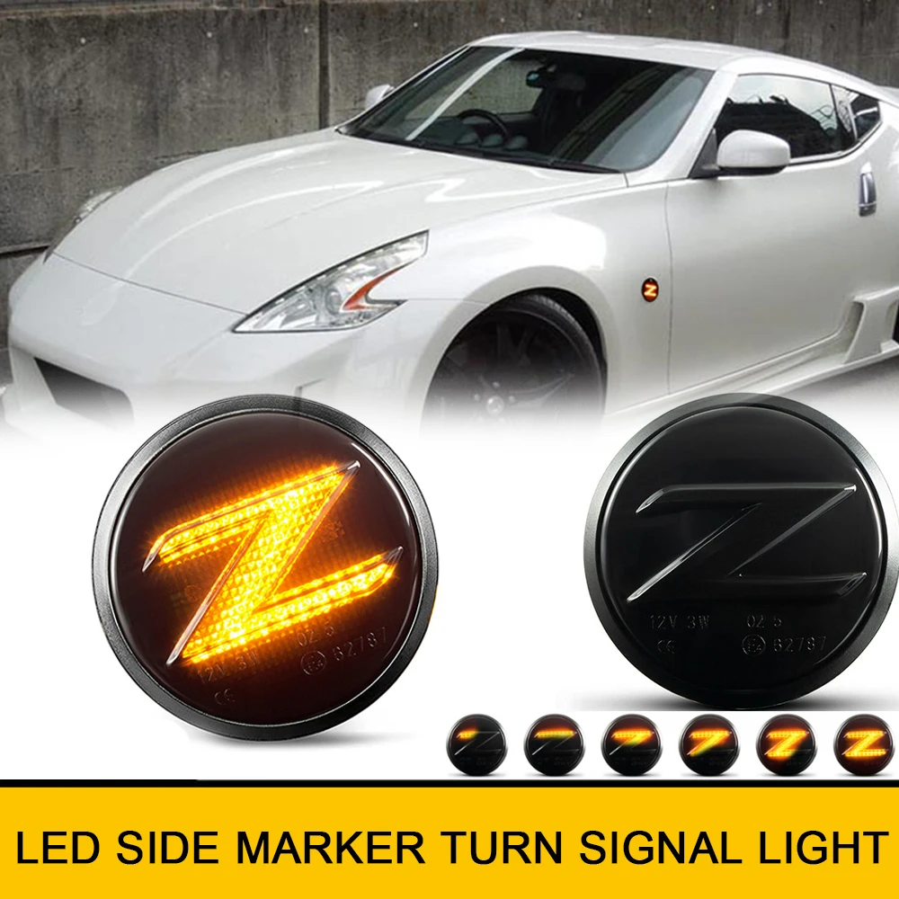 LED Sequential Blinker Front Fender Side Marker Light Canbus Free Error For Nissan 370Z Coupe Nismo Z34 Roadster 2009-2020 Amber
LED Sequential Blinker Front Fender Side Marker Light Canbus Free Error For Nissan 370Z Coupe Nismo Z34 Roadster 2009-2020 Amber