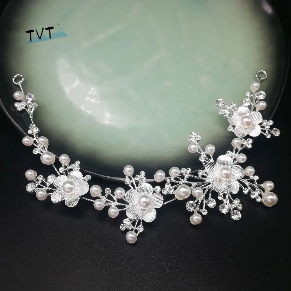 Flower Bridal Butterfly Headband Pearl Beads Luxury Rhinestone Headdress Elegant Crown Hairband Wedding Crystal Headwear Wedding
Flower Bridal Butterfly Headband Pearl Beads Luxury Rhinestone Headdress Elegant Crown Hairband Wedding Crystal Headwear Wedding