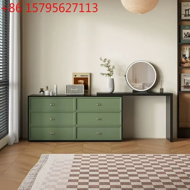 Solid wood retro style simple modern master bedroom bedside dresser
Solid wood retro style simple modern master bedroom bedside dresser