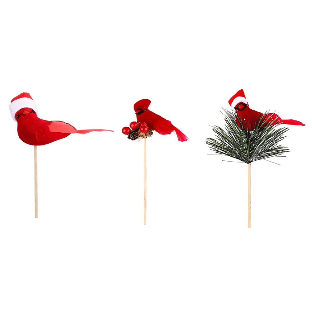 3pcs Christmas Artificial Red Bird Decoration For Tree Wreath Ornament Garden Festival Supplies Realistic Cardinal Bird Xmas Red 
3pcs Christmas Artificial Red Bird Decoration For Tree Wreath Ornament Garden Festival Supplies Realistic Cardinal Bird Xmas Red