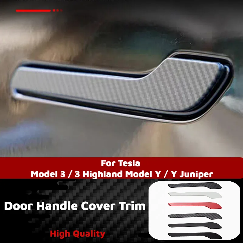 4PSC/Set Door Handle Cover Trim for Tesla Model 3 Y 3 Highland Y Juniper Anti-Scratch Protector Sticker Car Accessories Exterior
4PSC/Set Door Handle Cover Trim for Tesla Model 3 Y 3 Highland Y Juniper Anti-Scratch Protector Sticker Car Accessories Exterior